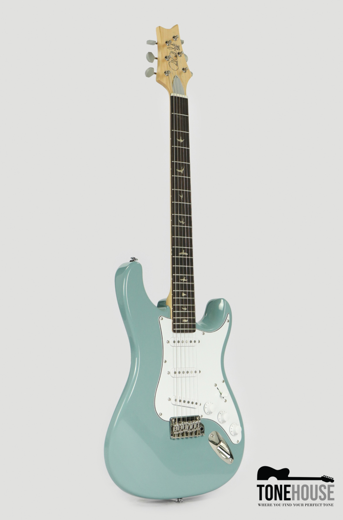 PRS SE SILVERSKY WITH ROSEWOOD FINGERBOARD (STONE BLUE) W/PRS GIG BAG