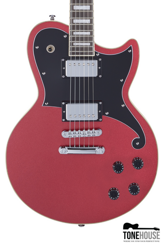 D'ANGELICO PREMIER ATLANTIC SINGLE CUT (OXBLOOD) W/PADDED GIG BAG