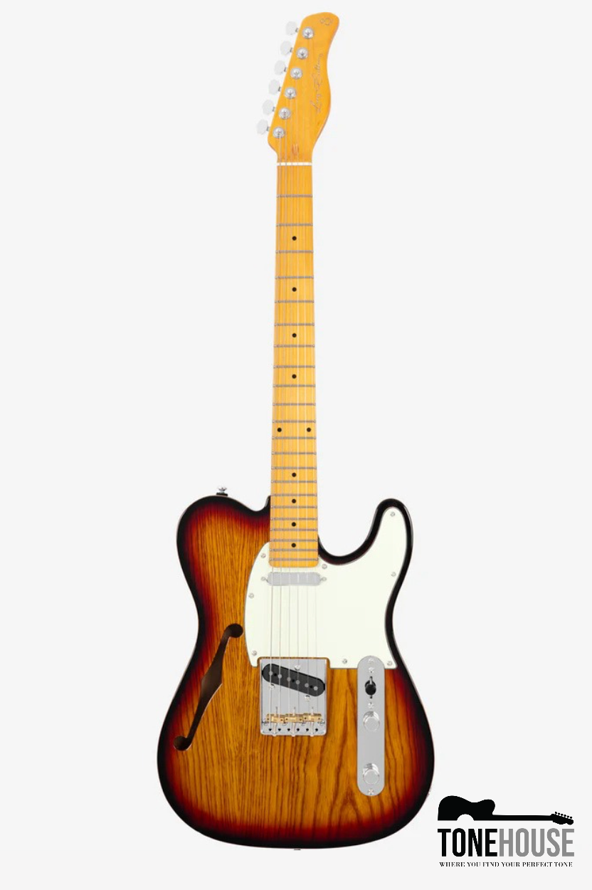 SIRE T7TV ALDER W/ SWAMP ASH TOP T-STYLE (3-TONE SUNBURST)