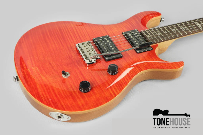 PRS SE BOLT-ON CE 24 ELECTRIC GUITAR (BLOOD ORANGE) W/PRS GIG BAG