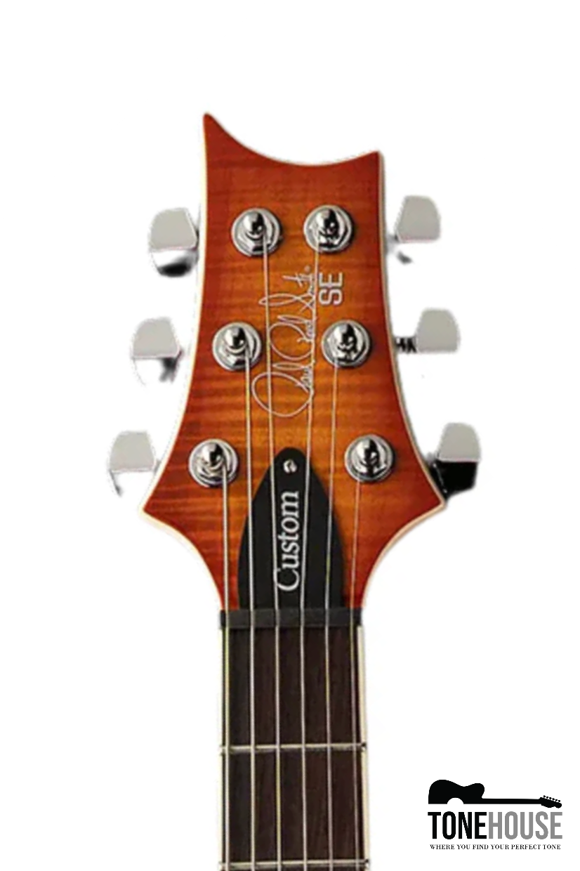 PRS SE CUSTOM 24 SEMI-HOLLOW PIEZO ELECTRIC GUITAR (VINTAGE SUNBURST)