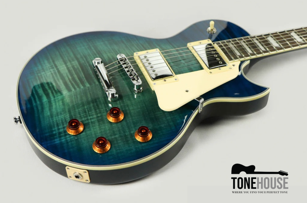SIRE L7 SINGLE-CUT ELECTRIC GUITAR (TRANSBLUE)