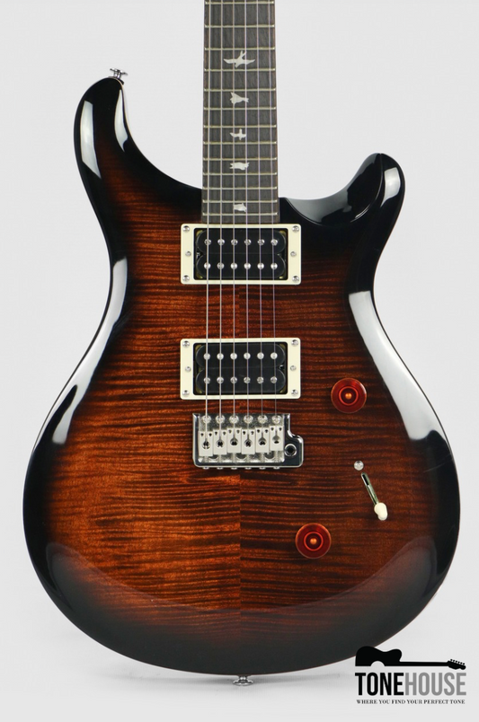 PRS SE CUSTOM 24 (BLACK GOLD BURST) W/PRS GIG BAG