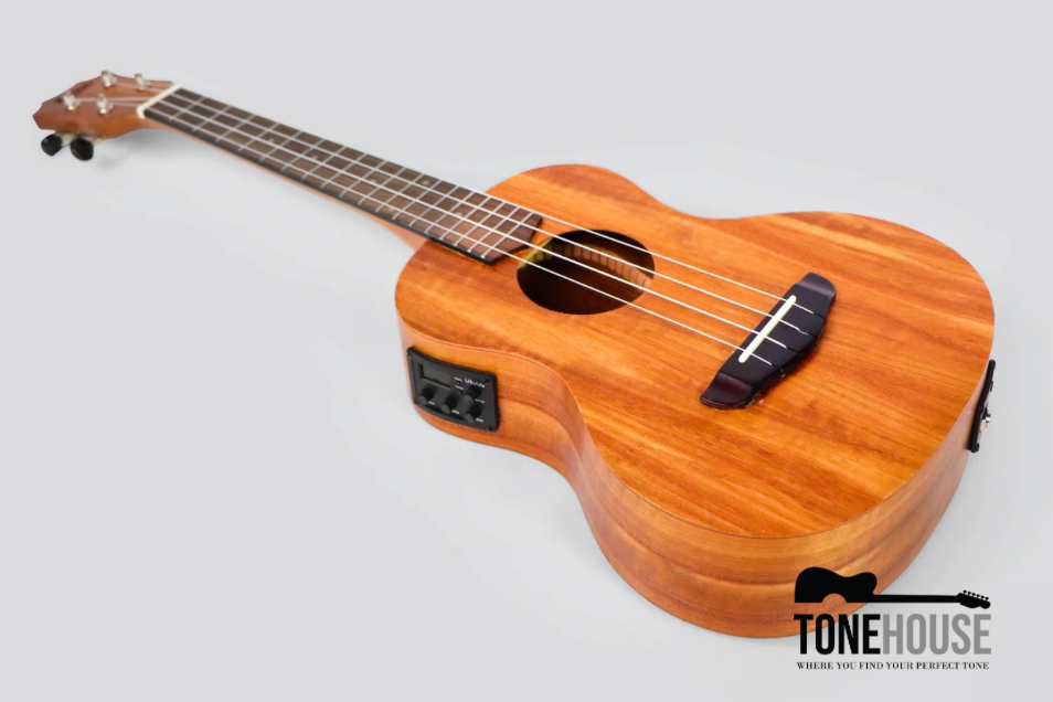 MEITONE E1-TE TENOR ALL ACACIA UKULELE W/ UK-T3 PICKUP W/CASE