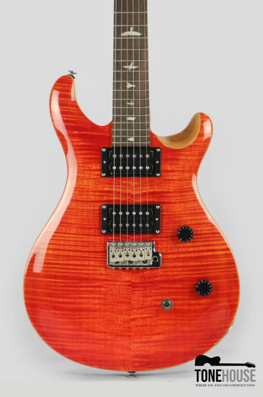 PRS SE BOLT-ON CE 24 ELECTRIC GUITAR (BLOOD ORANGE) W/PRS GIG BAG
