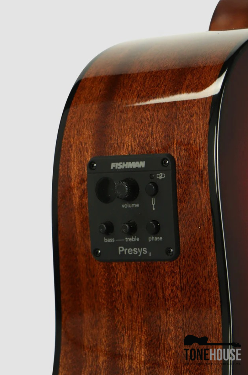 PHOEBUS PG-50CE V3 SOLID TOP DREADNOUGHT (3RD GEN.) ACOUSTIC-ELECTRIC GUITAR (SUNBURST) W/ GIG BAG
