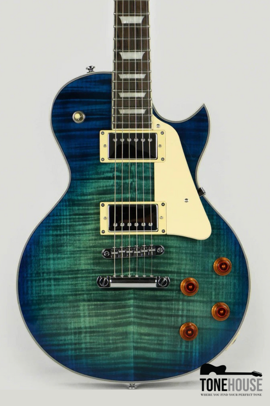 SIRE L7 SINGLE-CUT ELECTRIC GUITAR (TRANSBLUE)