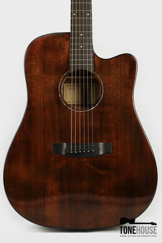 TYMA D-3C RSE SOLID TOP DREADNOUGHT ACOUSTIC-ELECTRIC GUITAR WITH T-200 PREAMP